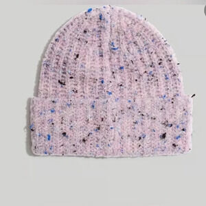 MADEWELL CONFETTI WIDE CUFFED WOOL BLEND BEANIE